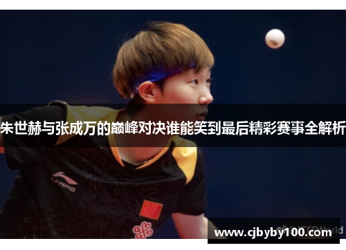 朱世赫与张成万的巅峰对决谁能笑到最后精彩赛事全解析